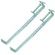 image 1 of 300mm Brick Laying Profile Clamp Holder Fastener Carpentry Internal Wall Clamps 2pk