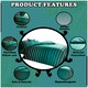 image 2 of VELVETIO Oscar Stripe Duvet Cover Set Reversible Polycotton Easy Care Beddings Blue | Teal | Super King