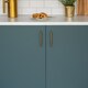 image 4 of Sticky Back Plastic Matt Mallard Green Plain Kitchen Self-adhesive Vinyl Wrap for Cupboards, Doors and Furniture 67.5cm x 2m (7 rolls) - d-c-fix