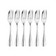 image 2 of Arthur Price Classic Baguette Set of 6 Pastry Forks