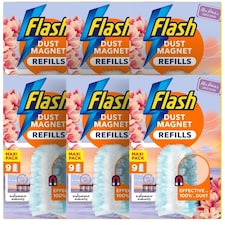 Flash Dust Magnet Duster Refills Mrs Hinch's Midsummer Memories | Blue | 6 - Blue | 54 Refills | 6