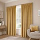 image 1 of Montreal 229cm x 183cm Gold Taped Top Curtains | Gold | Gold | 1