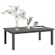image 1 of Outsunny Aluminium Outdoor Coffee Table Patio Table with Grain Effect