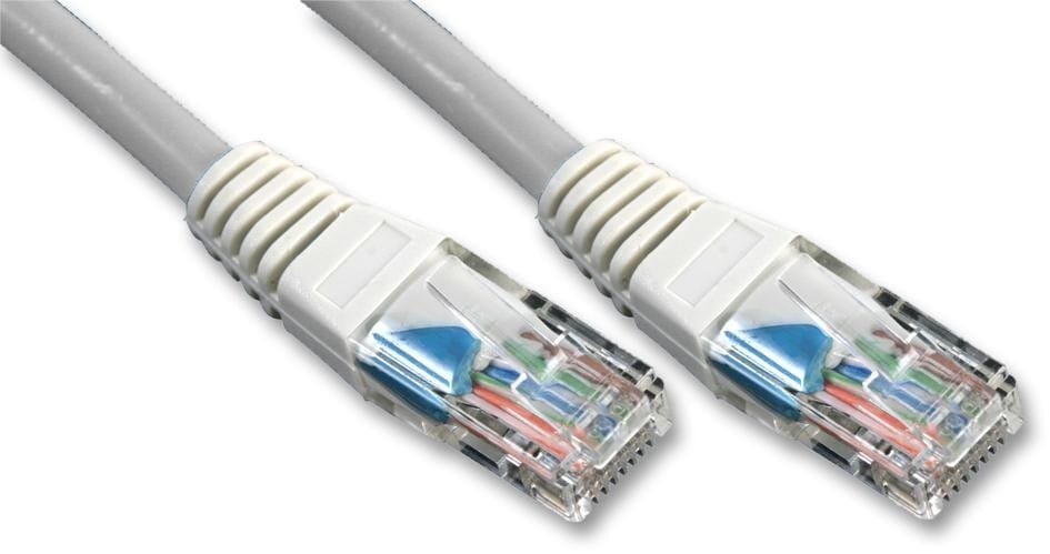 PRO SIGNAL - RJ45 Male to Male Cat5e UTP LSOH Ethernet Patch Lead, 20m Grey