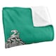 image 2 of Harry Potter Slytherin Stitched Crest Blanket - Multicoloured - One Size