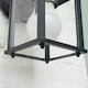 image 3 of ValueLights Modern IP23 Rated Black Metal And Glass Outdoor Security Wall Light Lantern