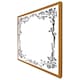 image 1 of Rose & vine silhouette (Picture Frame) Brown | Oak | XL