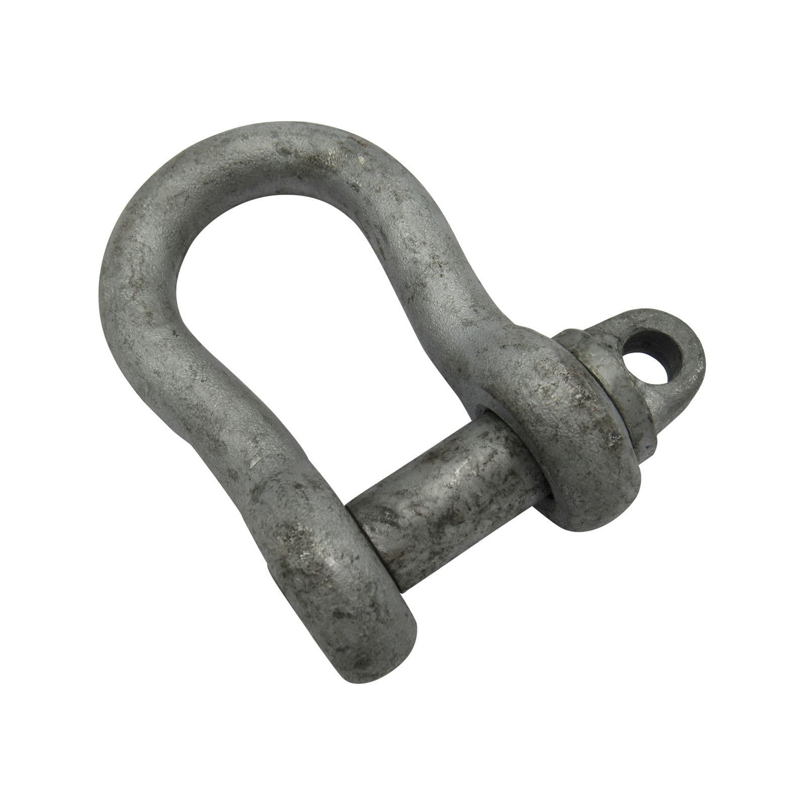 Securefix Direct - 4.75 Ton Galvanised Large Bow Shackle With Screw Pin - Bs3032 4750kg Lifting Towing Tested