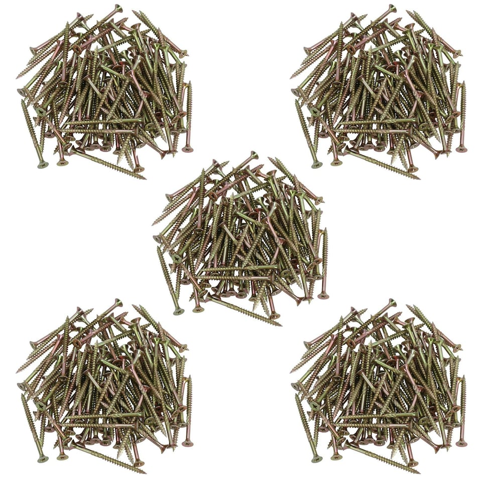 image 1 of Countersunk Wood Screws 5.0 x 70mm Serrated Edge Prevent Splitting PZ2 500pc