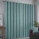 image 2 of Fusion Strata Eyelet Curtains Duck Egg