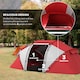 image 3 of Outsunny 4 Person Camping Tent Dome Family Travel Group Hiking Room Fishing