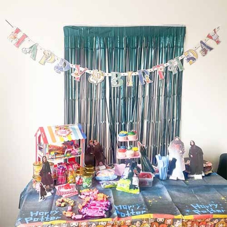 image 1 of Harry Potter Happy Birthday Cardboard Letter Banner 182cm