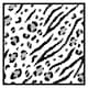 image 2 of Zebra & leopard print (Picture Frame) Brown | Oak | M
