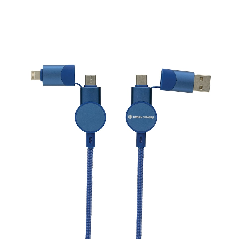 image 1 of Urban Vitamin Oakland 6-In-1 Charging Cable - Blue - One Size