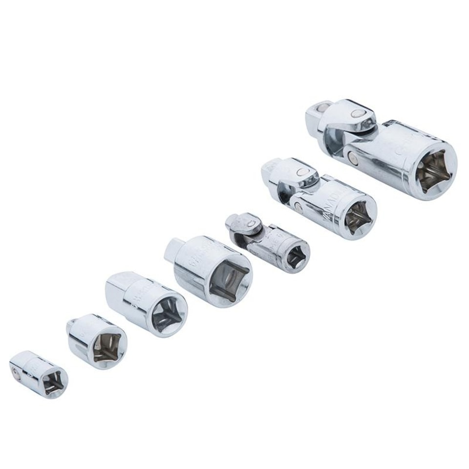 image 1 of Bluespot Tools Universal Joint & Adaptor Set, 7 Piece | Multi | Multi Colour | One Size | 1