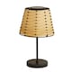 image 1 of RATTAN WEAVE SOLAR LAMP
