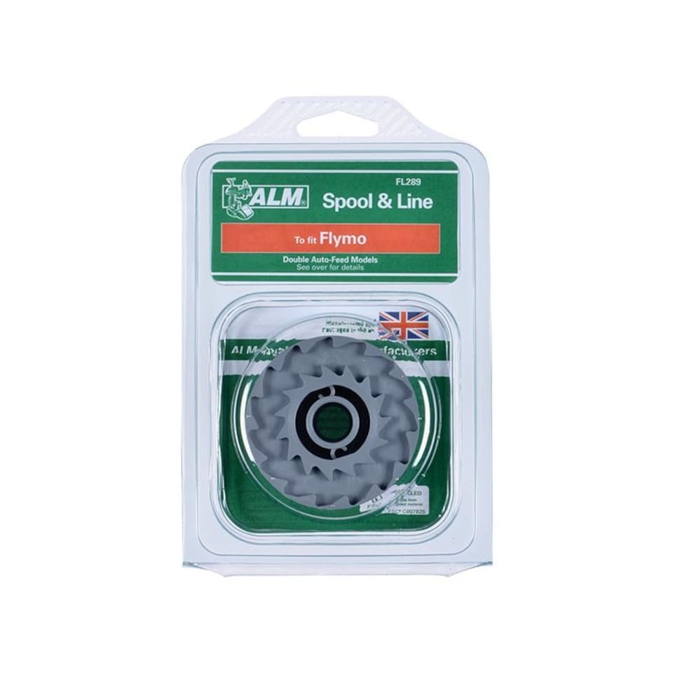 image 1 of Alm Manufacturing Fl289 Spool & Line | Multi | Multi Colour | FL289 Spool & Line to Suit Flymo Double Auto FLY021 | 1