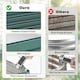 image 4 of Outsunny Raised Garden Bed Metal Patio Backyard Flower Vegetable Planter Green