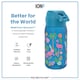 image 5 of Leak Proof Kids Water Bottle, BPA Free, 350ml (12oz) | Blue | Flamingos | One Size