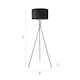 image 6 of ValueLights Camden Black Tripod Floor Lamp Black Shade & Bulb Black