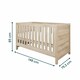 image 5 of Tutti Bambini Modena 3 in 1 Cot bed - Oak