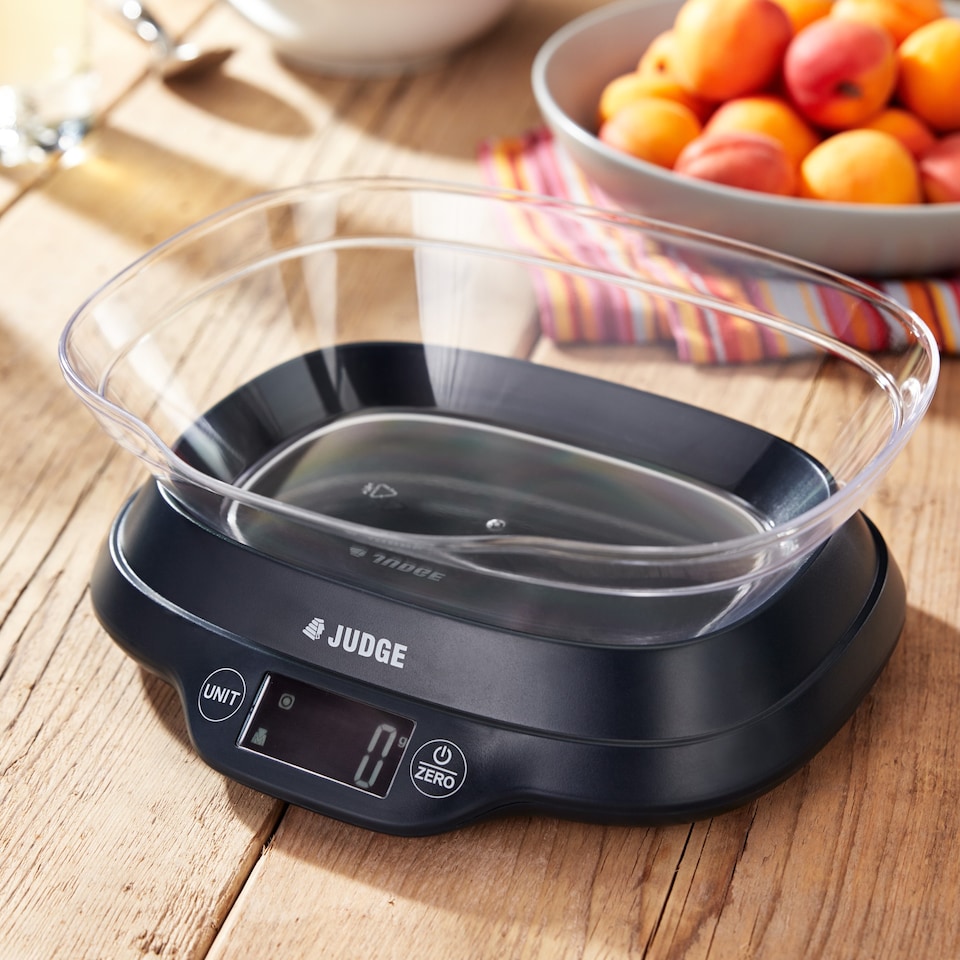 image 1 of Judge Vista 5kg Digital Kitchen Scale with Bowl