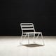 image 3 of Interiors by Premier White Metal Chair, Comfy Pink Metal Outdoor Chair, Effortless Cleaning Metal Chair