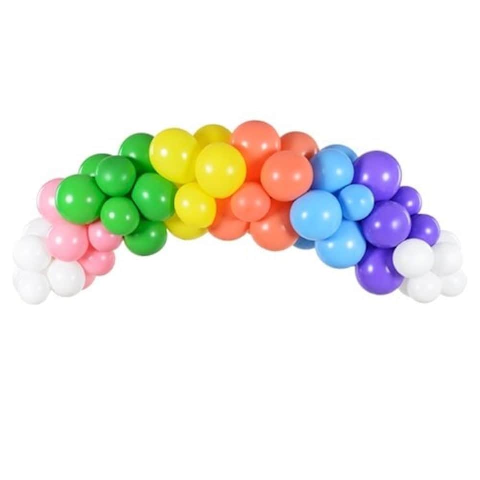image 1 of Rainbow DIY Premium Balloon Kit