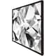 image 3 of Black & white geometric grunge pattern (Picutre Frame) White | XS