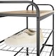 image 7 of Coat Stand - shoe rack, seat, 2 shelves and 9 coat hooks | Brown | industrial wood light, oak Sonoma | One Size | 1