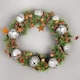 image 1 of 25cm Bells Stars and Pine Green Christmas Wreath