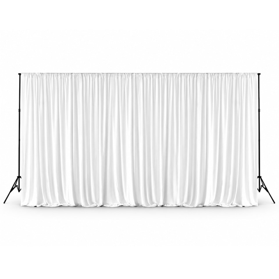 image 1 of 3x6m Spandex Backdrop Photography Background Drapes with Rod Pocket