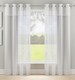 image 1 of Andorra White Textured Header Sheer Voile Panels - Pair 140 x 229cm (55x90") | White | White | 2