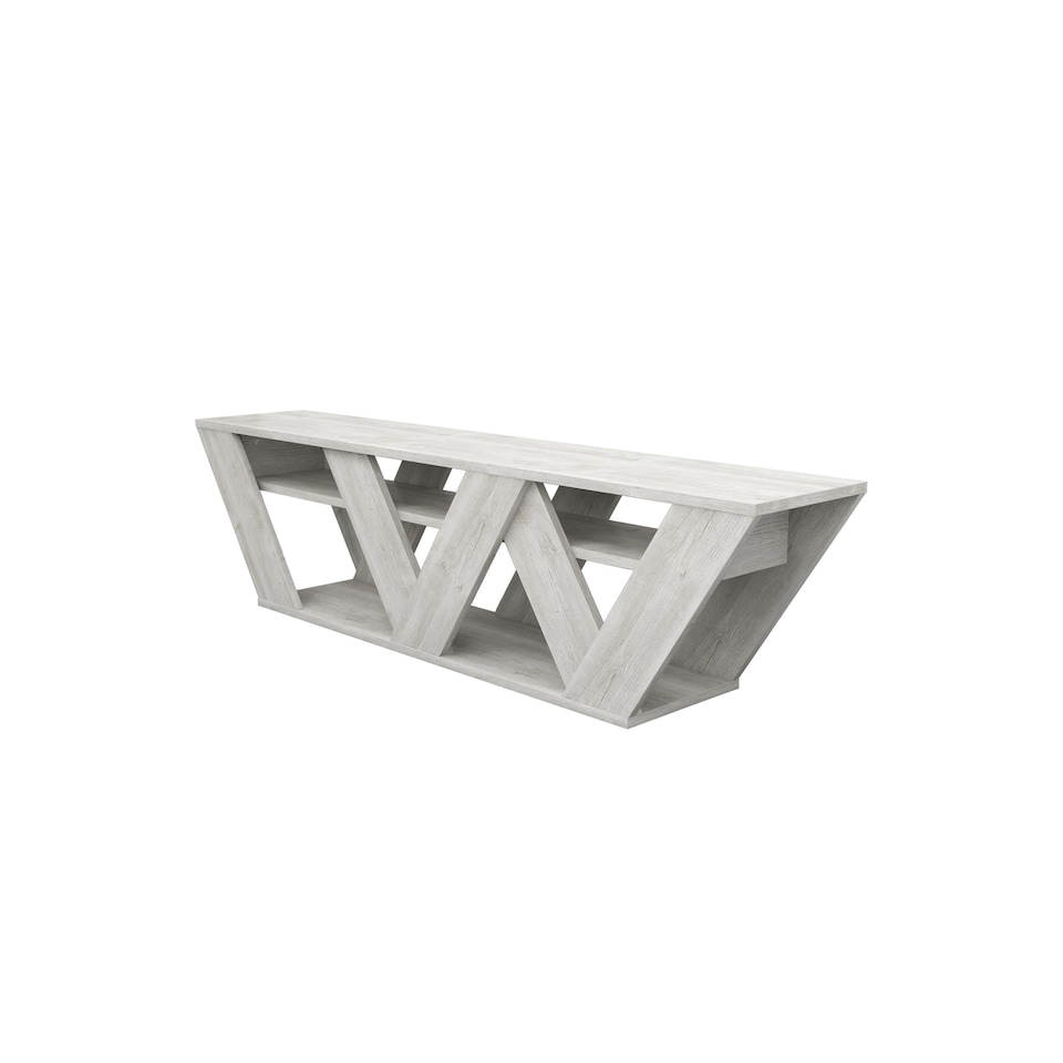 image 1 of Decortie Ralla TV Stand 158x30x40cm Ancient White