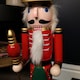 image 4 of 50cm Red Countdown Wooden Christmas Nutcracker Decoration