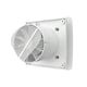 image 3 of Bosch Bathroom Extractor Fan 1500 W 100 - for Ventilation in Bathroom and Toilet Against Moisture and Mould - With Light Switch Activation - 100mm Diameter