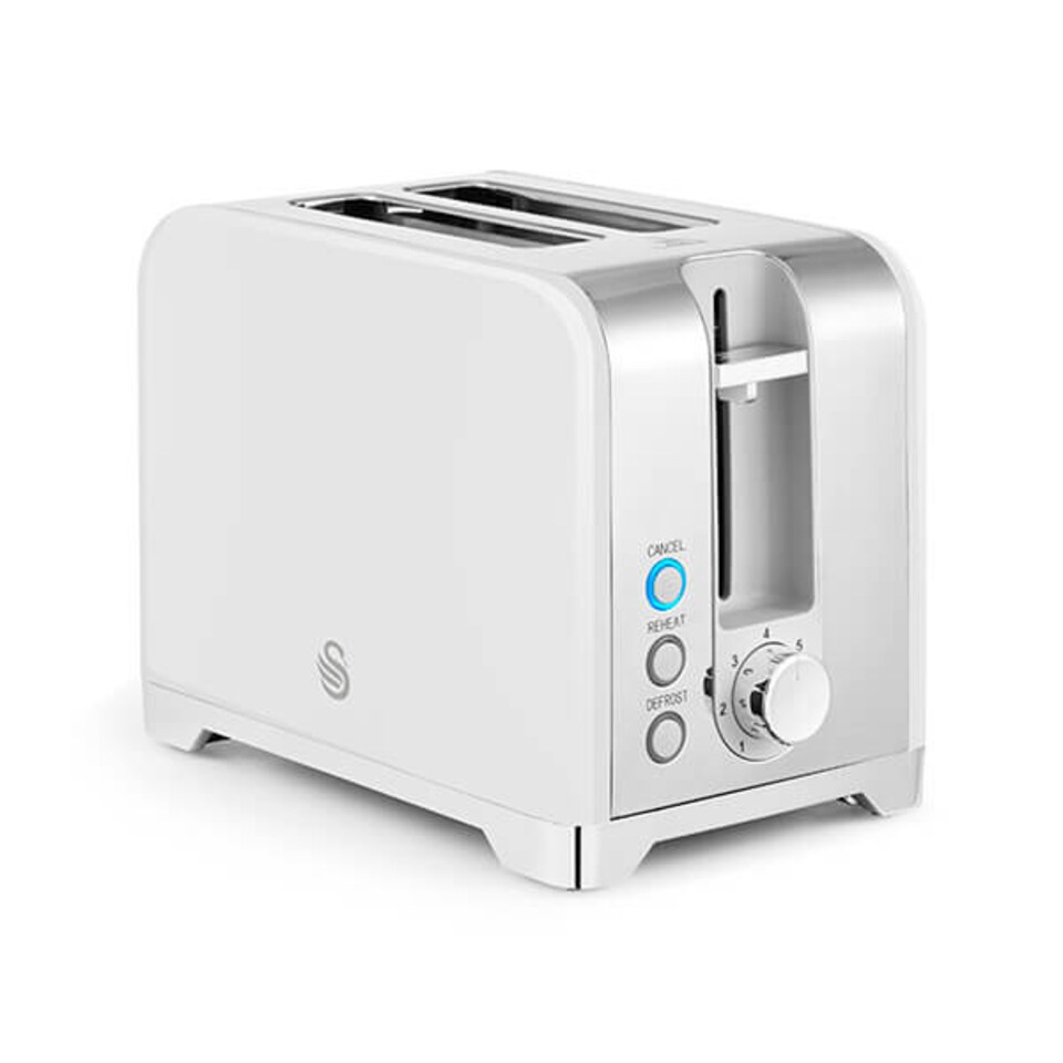 image 1 of Swan Solace White 2 Slice Toaster