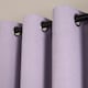 image 3 of OHS Woven Textured Blackout Eyelet Curtains, 46x54" - Lavender