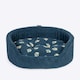 image 1 of Fleece Harbour Paw Slumber Bed 35"