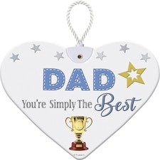 DAD HeartFelts Hanging Plaque