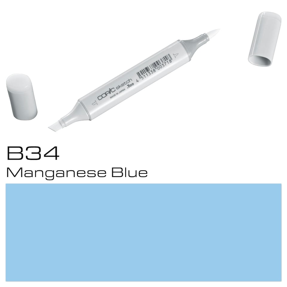 image 1 of Copic Sketch Marker, Manganese Blue, Single Pen