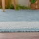 image 4 of The Rugs Outdoor Indoor Bordered Garden Patio Rug Weather Resistant | 200