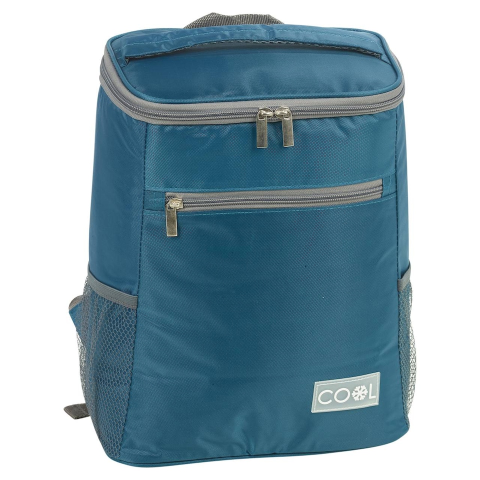 image 1 of Insulated Cooler Bag Leakproof Thermal Food Storage | Blue | Teal Blue | 10L Backpack | 1