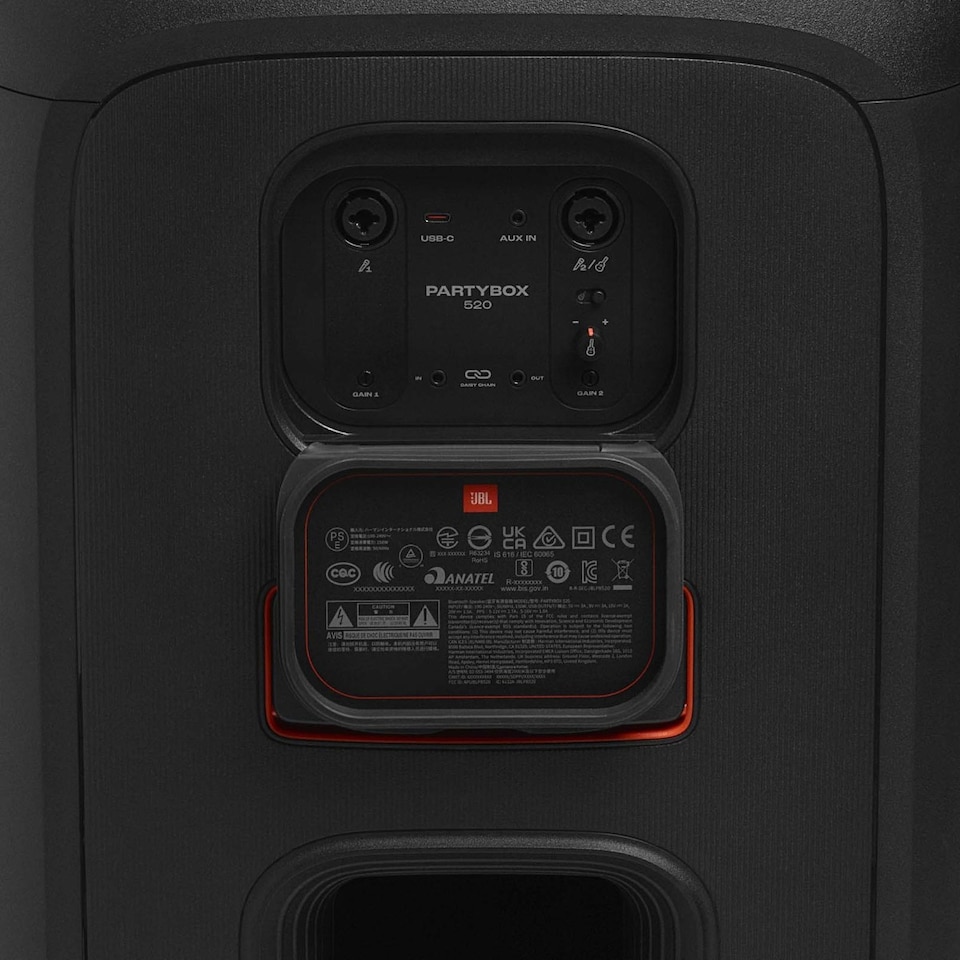 image 1 of JBL PartyBox 520 Bluetooth Party Speaker - Black