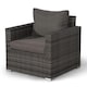 image 4 of Giardino Sydney Rattan Armchair Grey | Grey