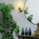 image 2 of BHS Noah Bathroom Wall Light, Satin Brass