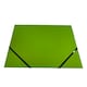 image 4 of Janrax A4 Green Laminated Card 3 Flap Folder with Elastic Closure