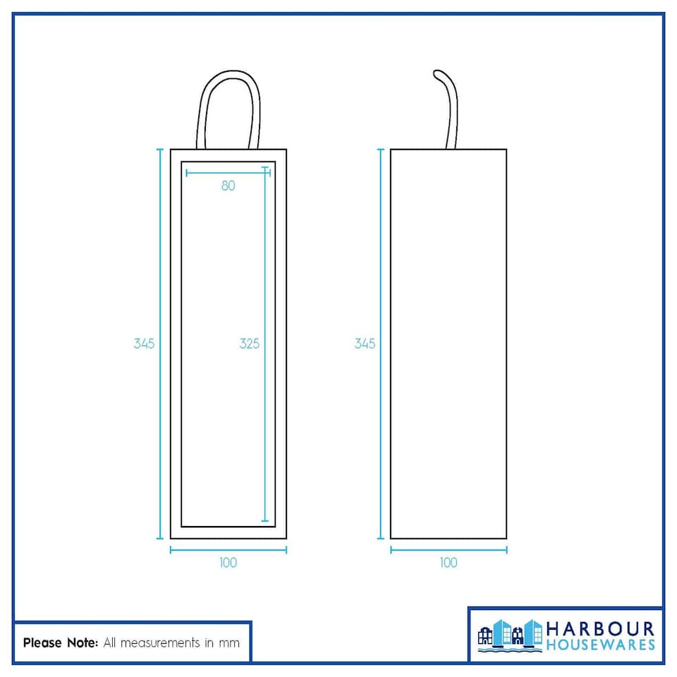 image 1 of Harbour Housewares Wooden Wine Boxes - Single Bottle - Natural - Pack of 2