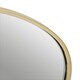 image 4 of Trento Gold Finish Arched Wall Mirror Gold