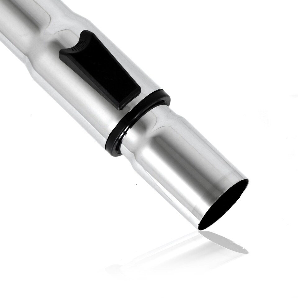 image 1 of SPARES2GO Adjustable Telescopic Rod Pipe Compatible with MacAllister MWDV-16 16L MWDV-20 20L Vacuum Cleaner (35mm) Silver